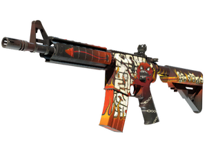 StatTrak™ M4A4 | Адское пламя (Немного поношенное)