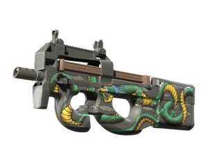 P90 | Изумрудный дракон (Немного поношенное)