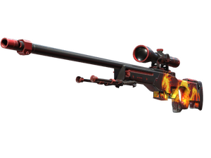 StatTrak™ AWP | Дикое пламя (После полевых испытаний)